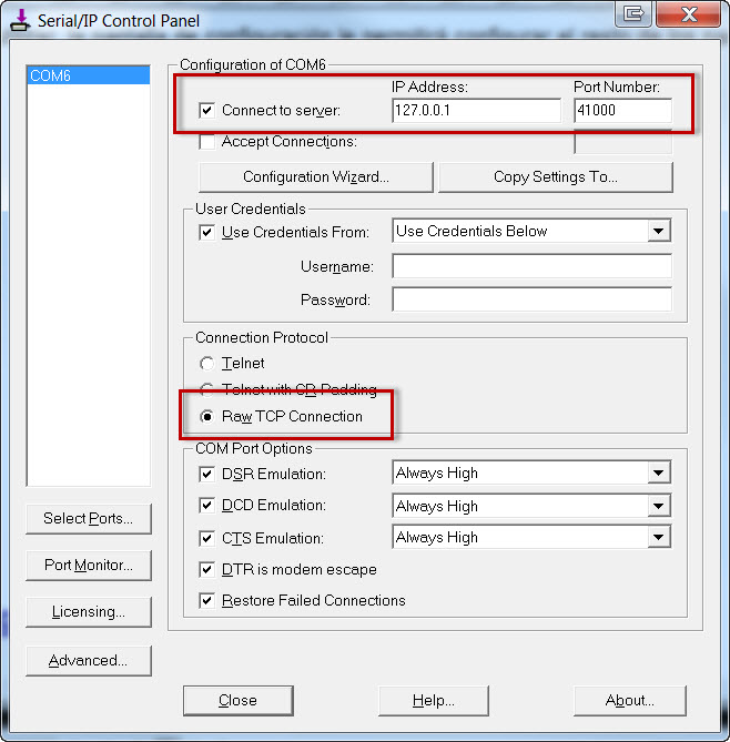 Serial Port Redirector